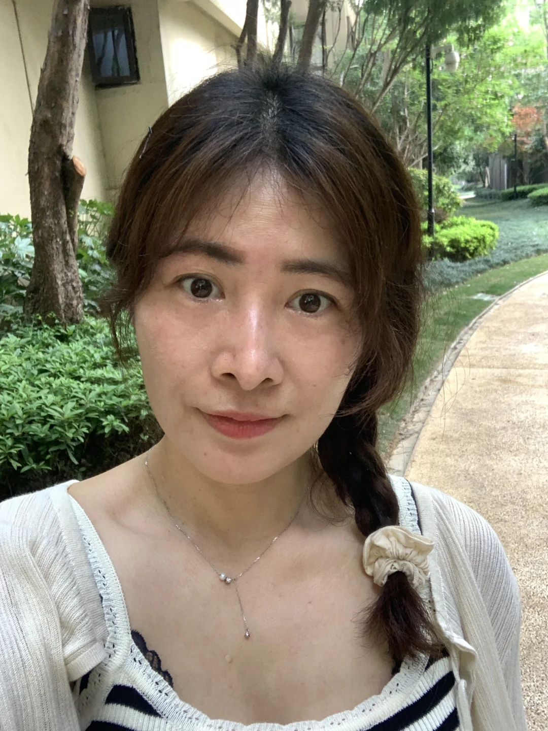 40岁无美颜无滤镜原图状态，内心依然可可爱