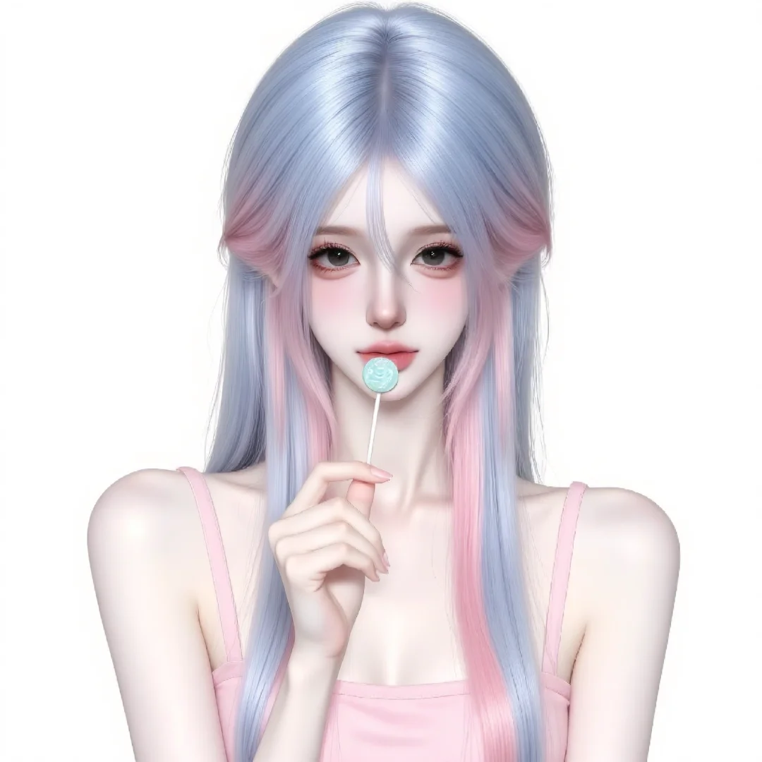 唯美女头｜梦幻彩虹糖