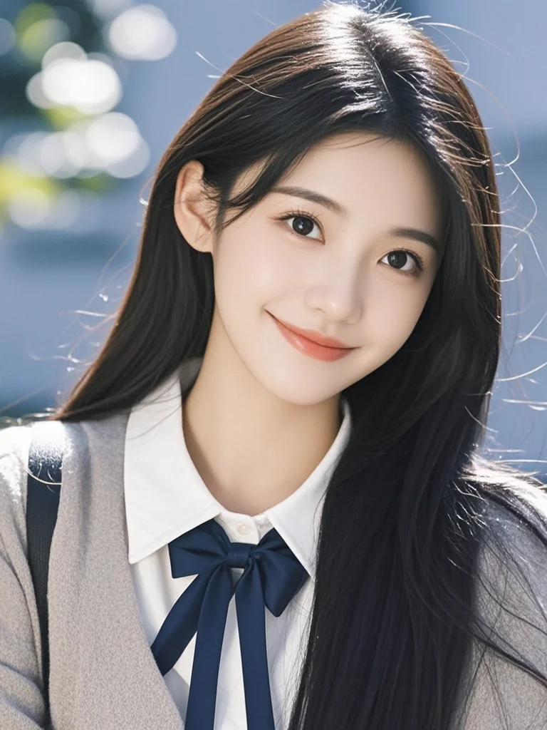 美女壁纸︳清纯系女神，笑容温婉迷人😍