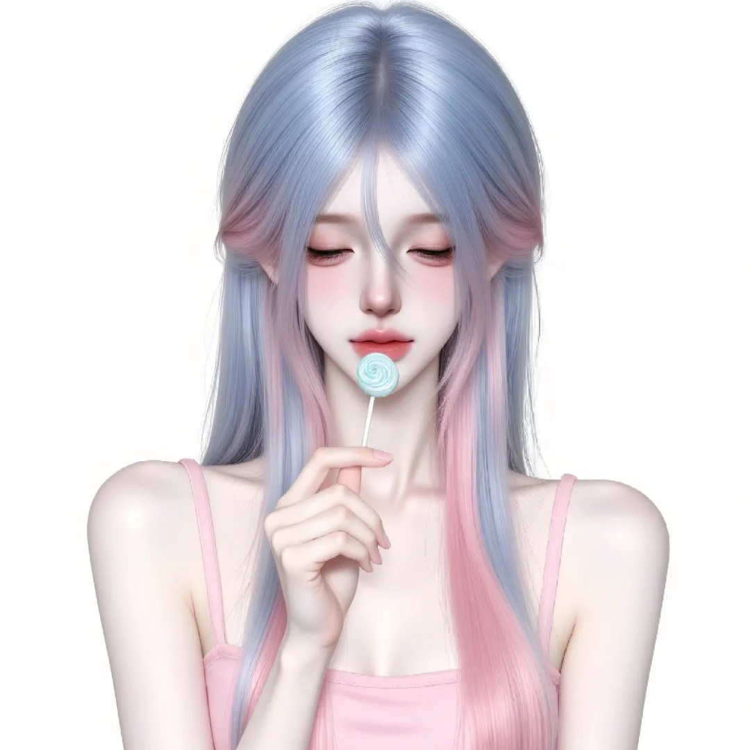 唯美女头｜梦幻彩虹糖