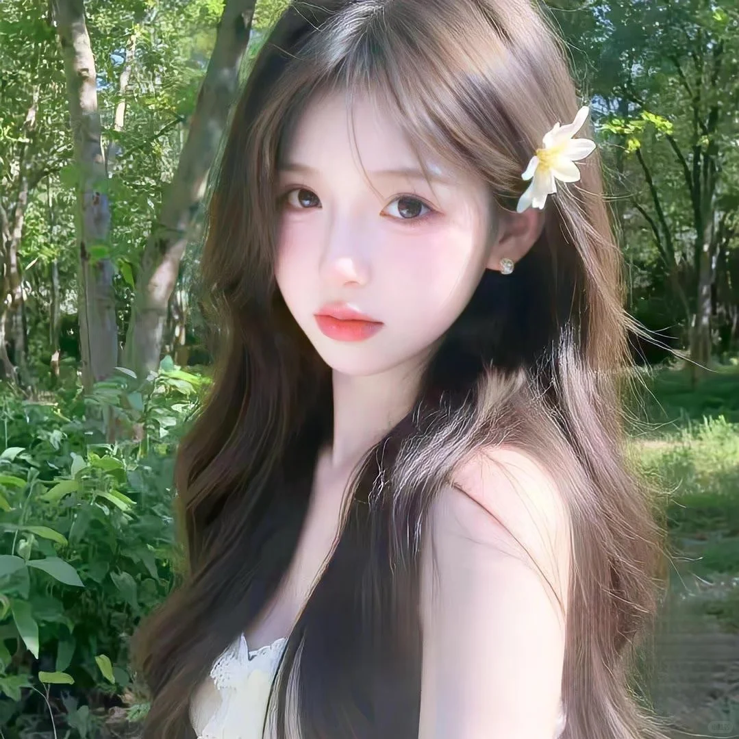 唯美夏日风景女生头像