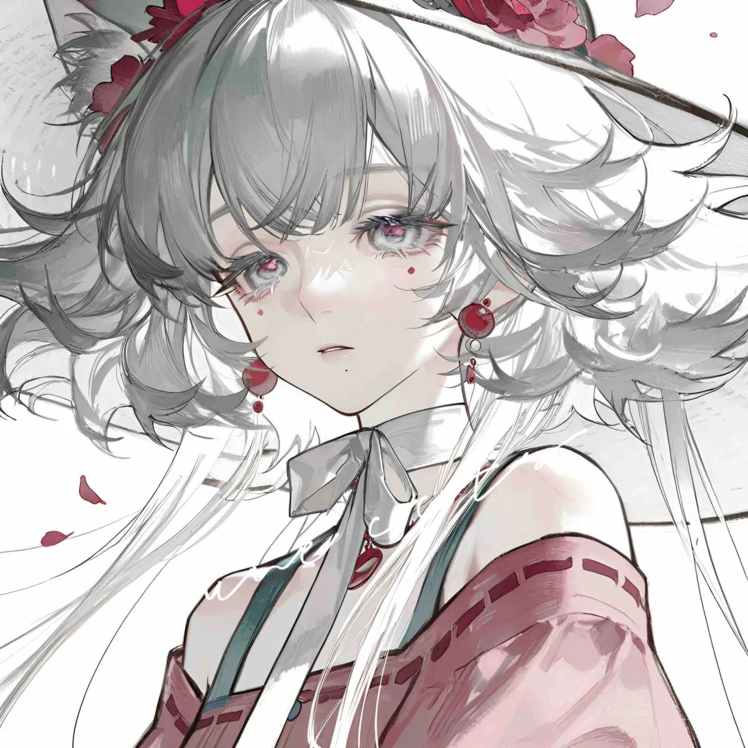唯美女头｜赤狐烟雨