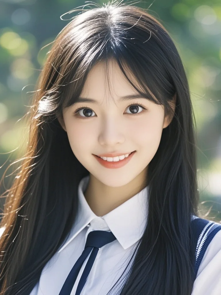 美女壁纸︳清纯系女神，笑容温婉迷人😍