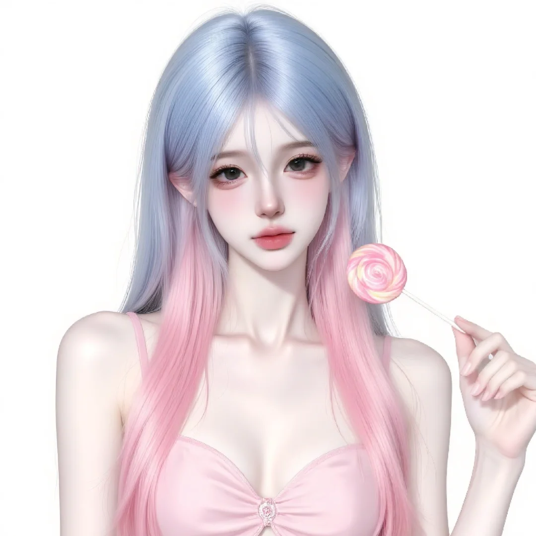 唯美女头｜梦幻彩虹糖