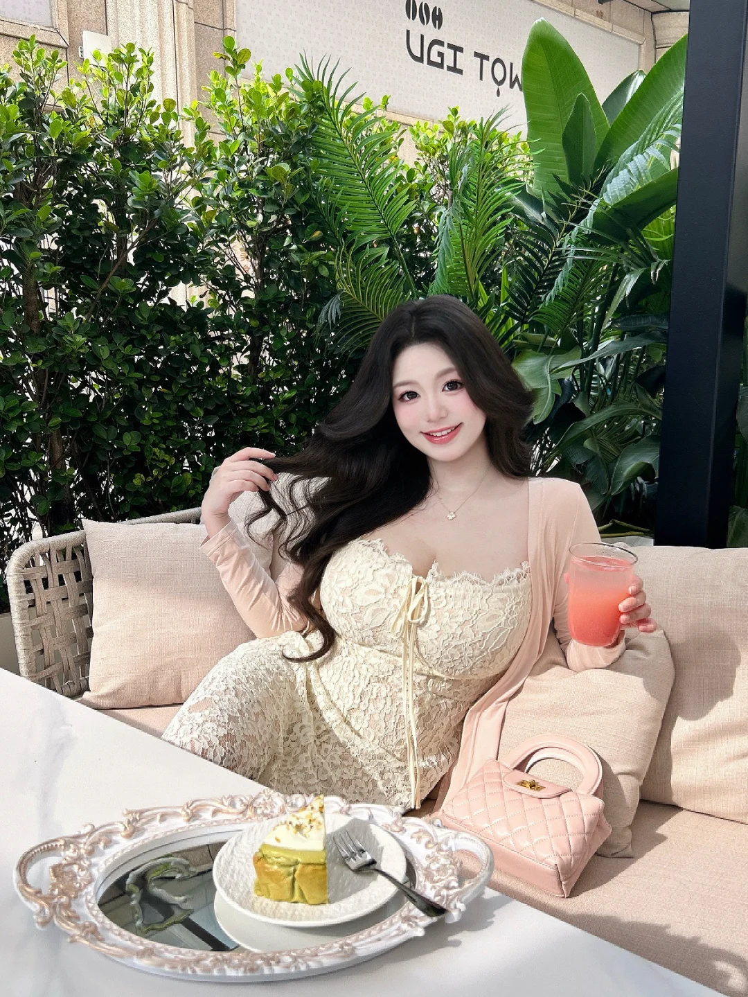微胖白月光蕾丝连衣裙💗谁懂温柔姐系感🫶🏻