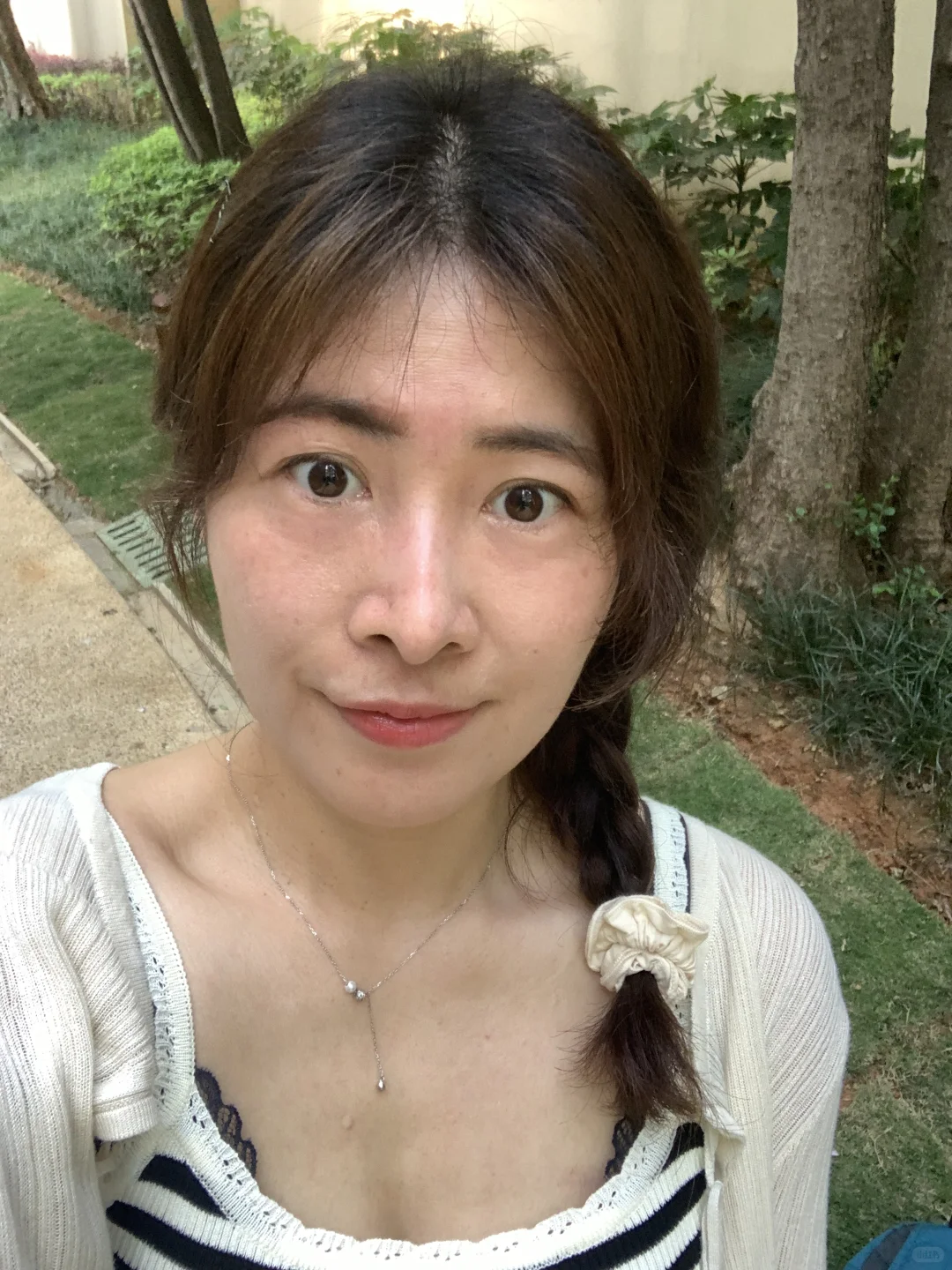 40岁无美颜无滤镜原图状态，内心依然可可爱