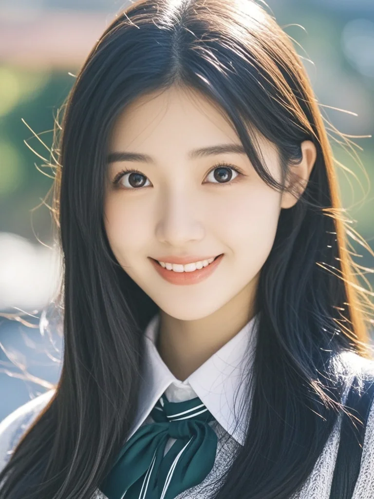 美女壁纸︳清纯系女神，笑容温婉迷人😍