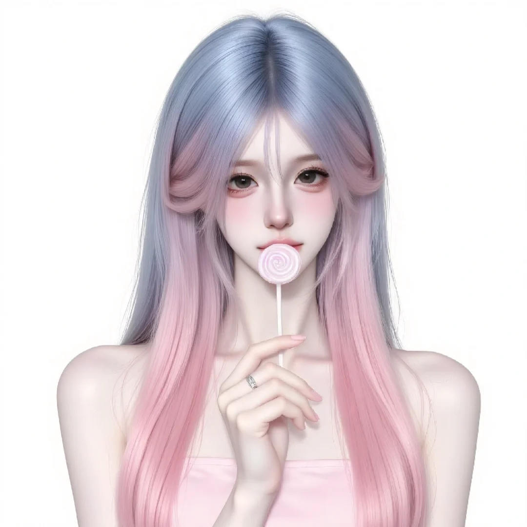 唯美女头｜梦幻彩虹糖