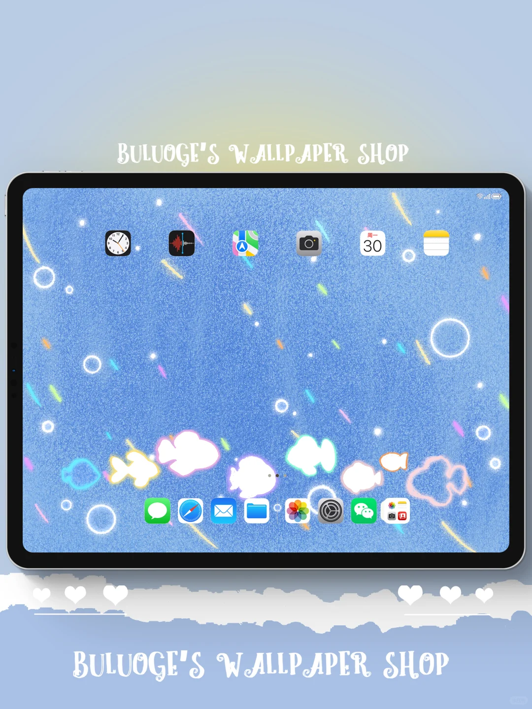 自由小鱼｜iPad壁纸✨🌊