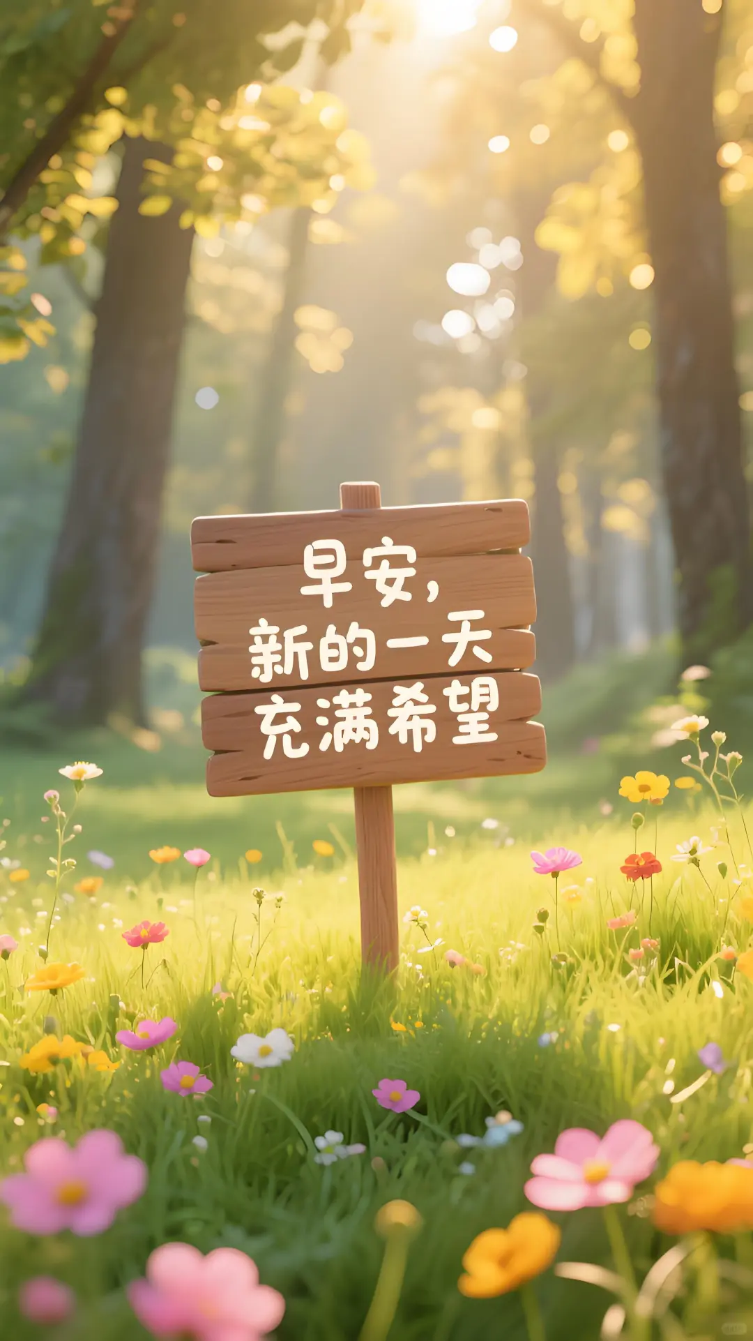 早安壁纸｜快乐的一天从一份美好的祝福开始
