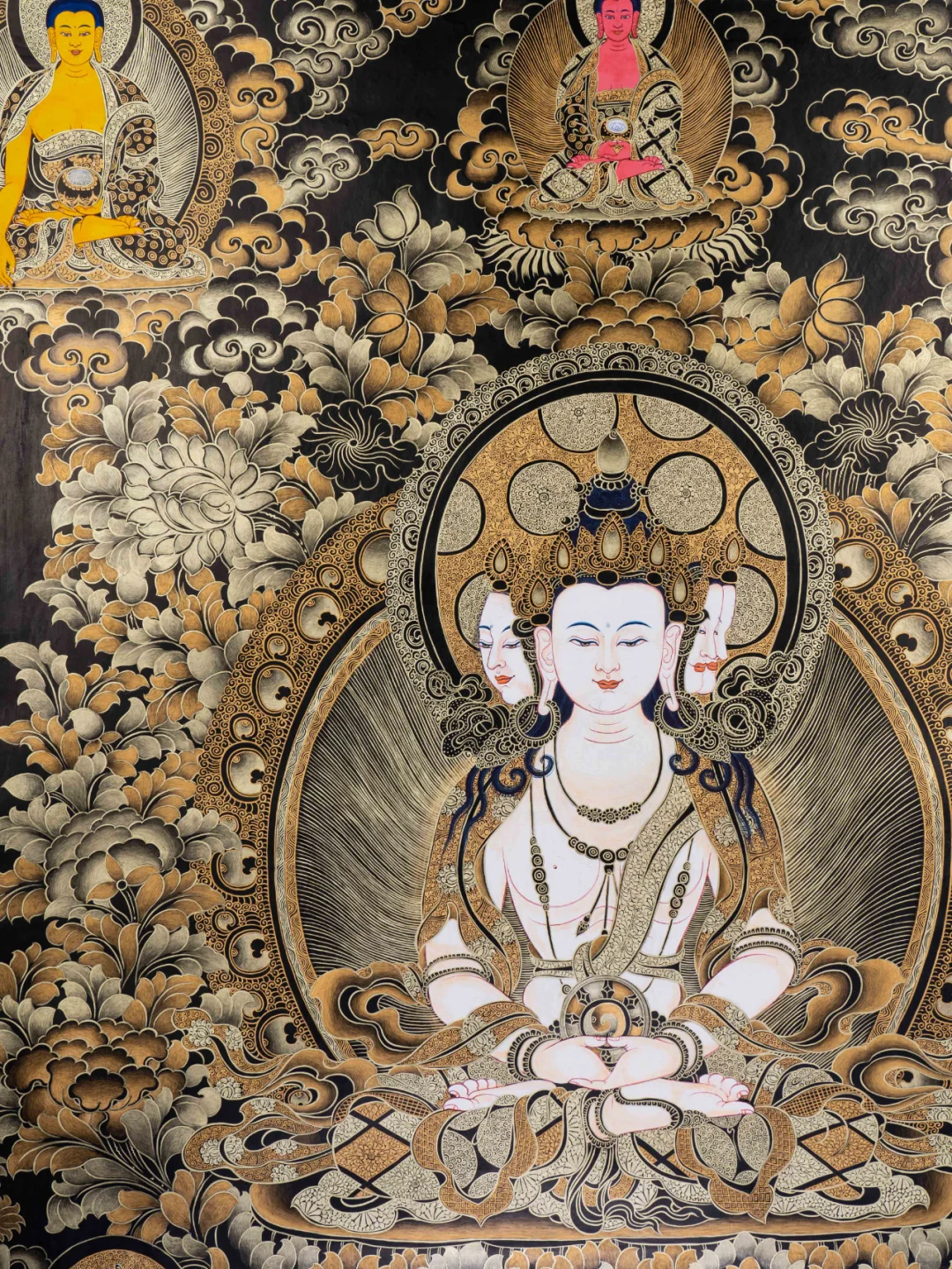 【大日如来】青海热贡纯手绘唐卡分享
