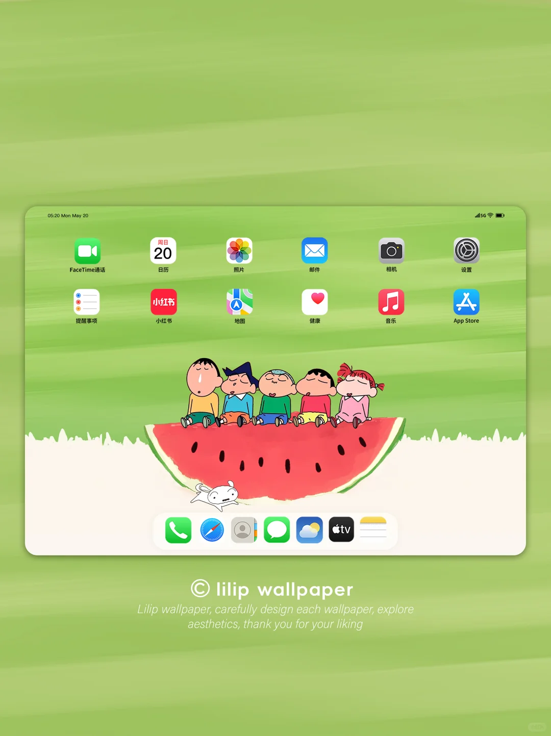 330| 排排坐🍉吃瓜瓜 | iPad壁纸
