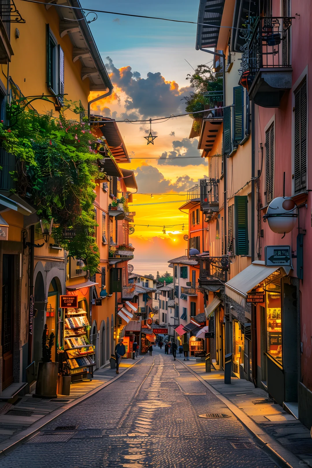 hanbao高清壁纸｜除了逛街还能看美丽日落哦