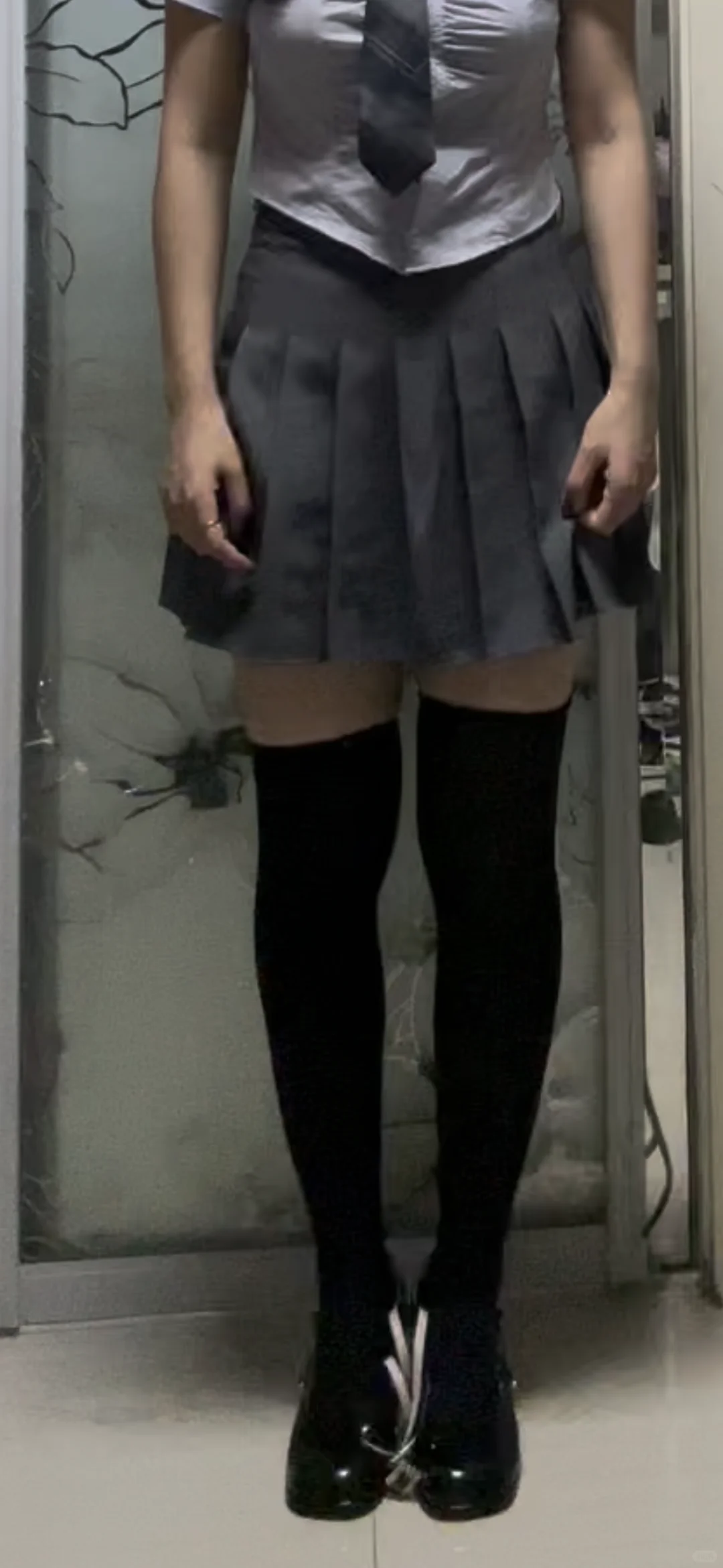 jk 腿弯选小腿袜还是过膝袜
