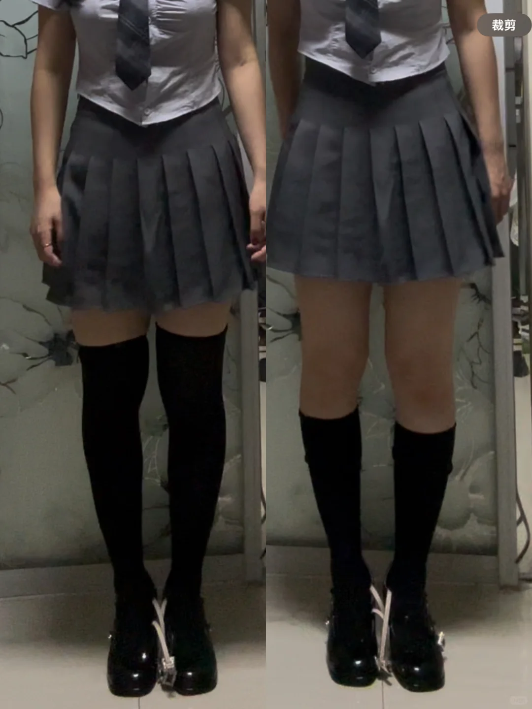 jk 腿弯选小腿袜还是过膝袜