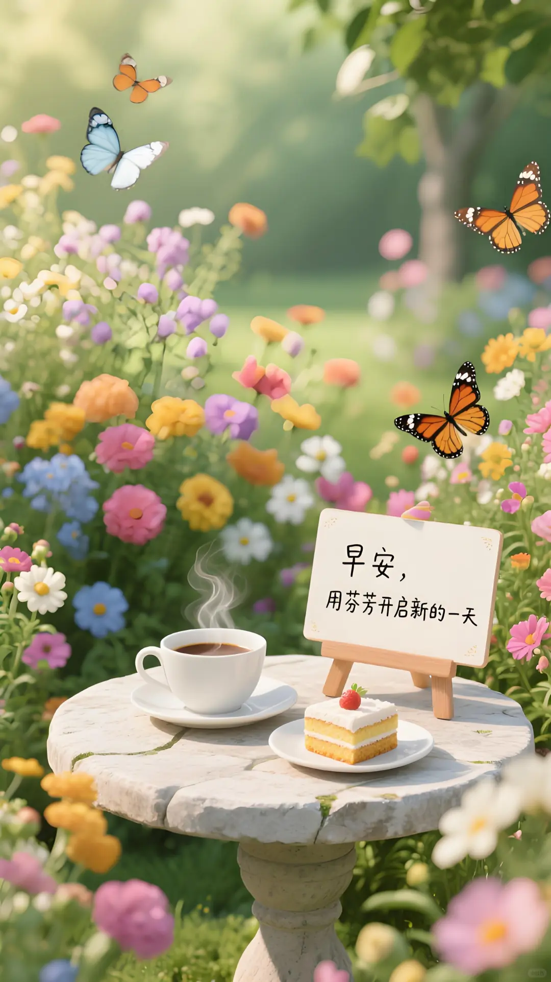 早安壁纸｜快乐的一天从一份美好的祝福开始