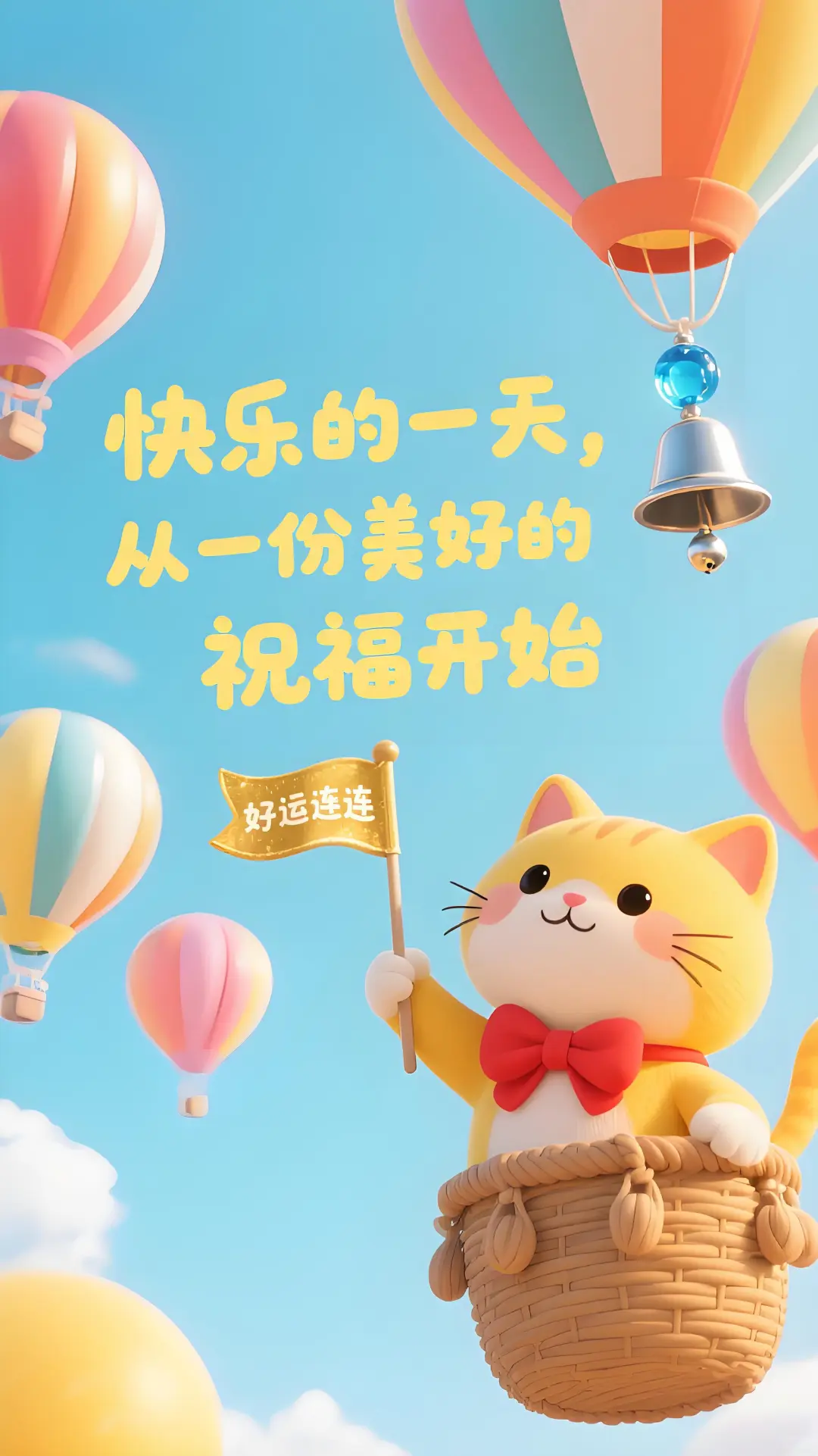 早安壁纸｜快乐的一天从一份美好的祝福开始