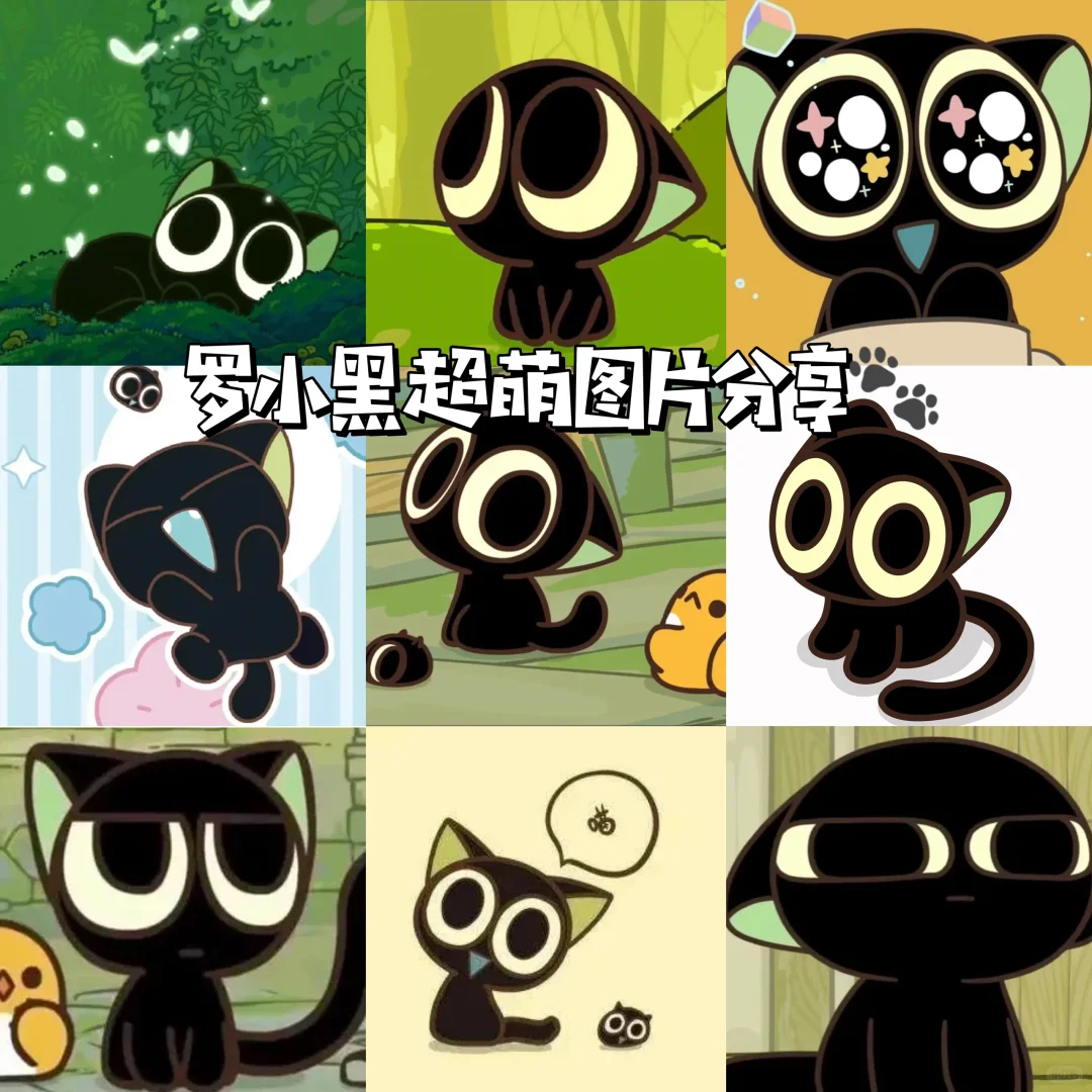 罗小黑超萌神图分享16张