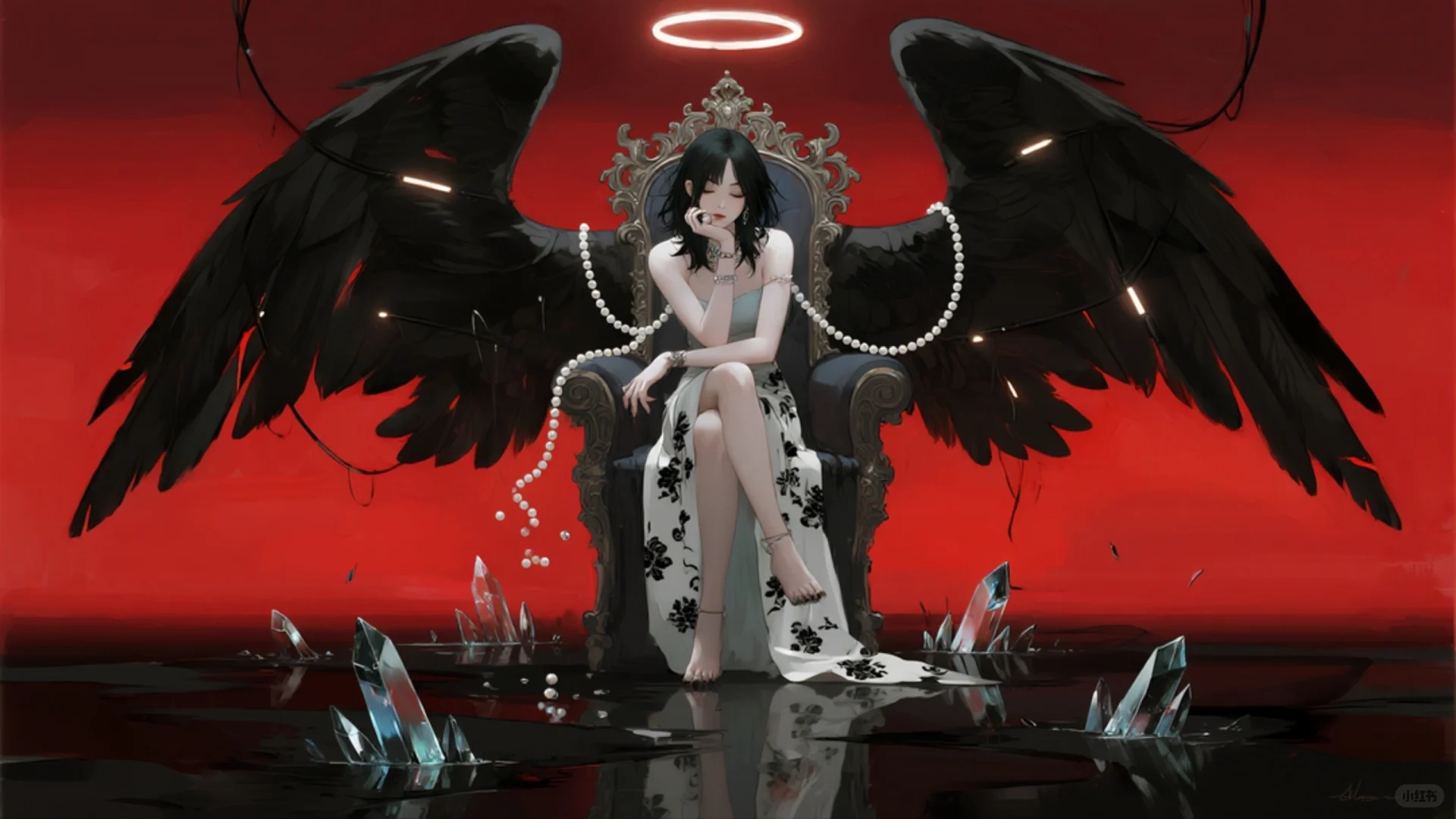 平板壁纸//天使与恶魔