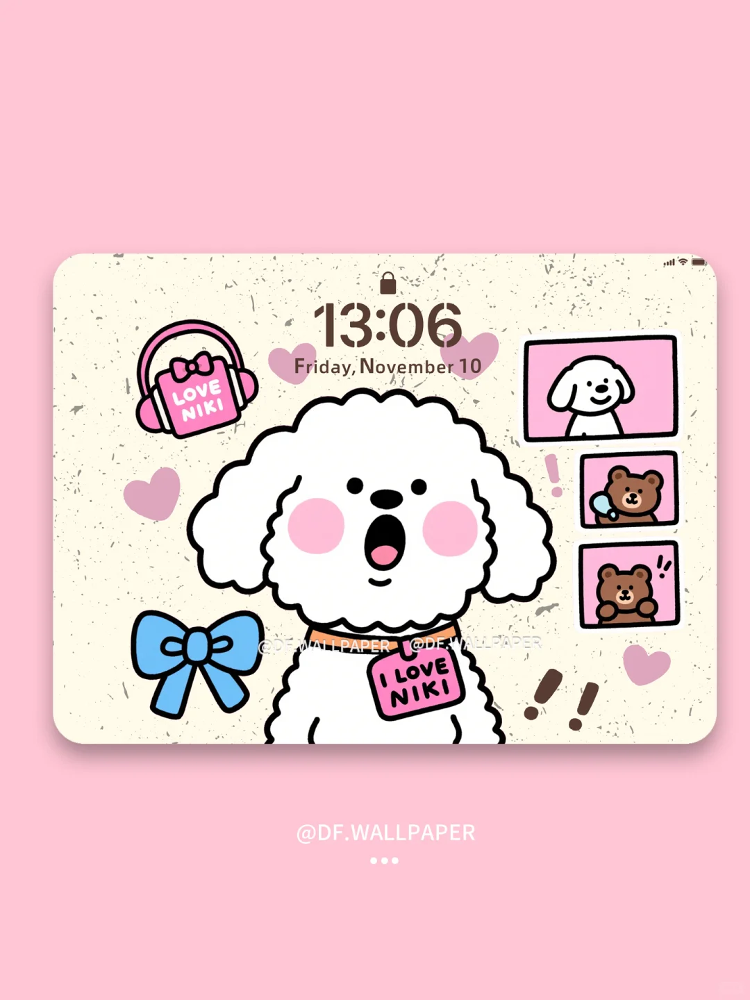 ipad壁纸｜可爱小狗｜INS风卡通壁纸