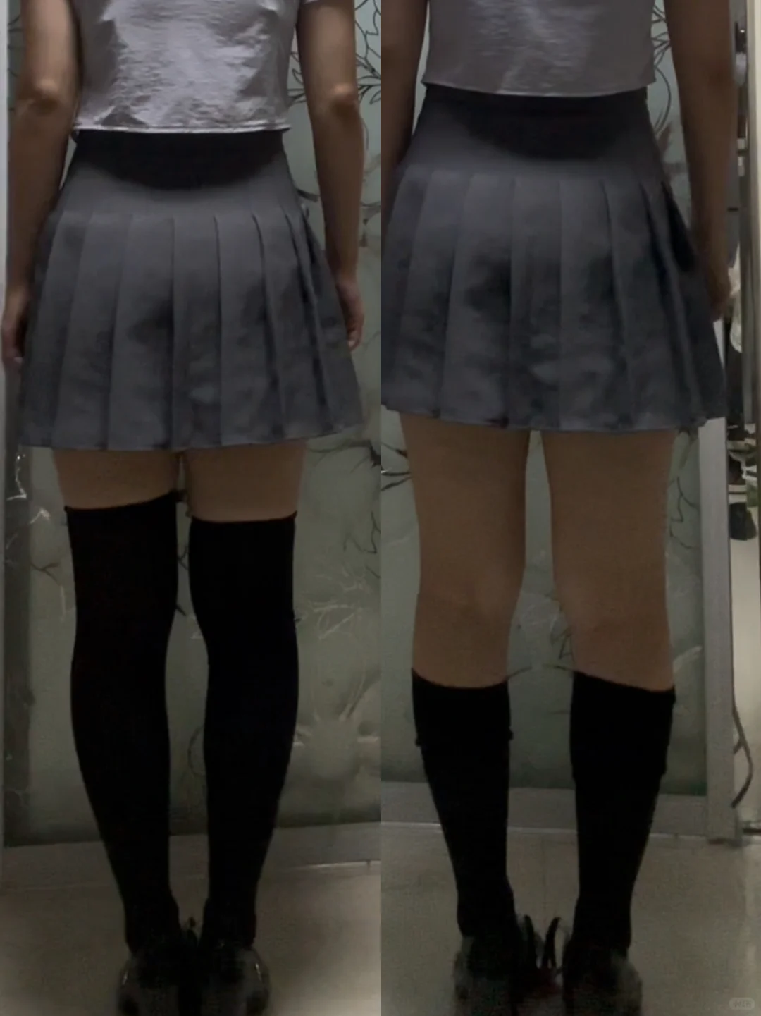 jk 腿弯选小腿袜还是过膝袜