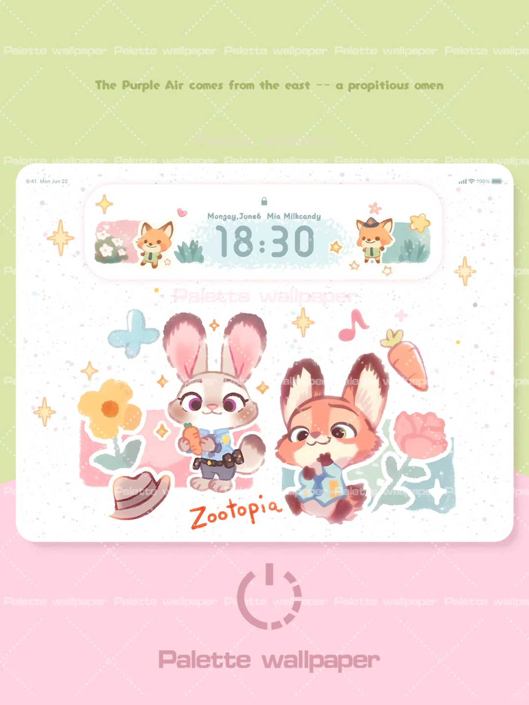 A115| iPad壁纸|朱迪＆尼克