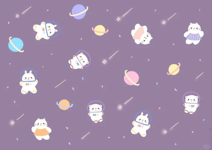 🌈超可爱的插画iPad锁屏壁纸 电脑壁
