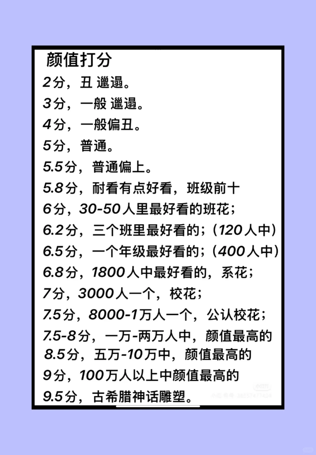 曝出你素颜的照片，接受点评，秒回