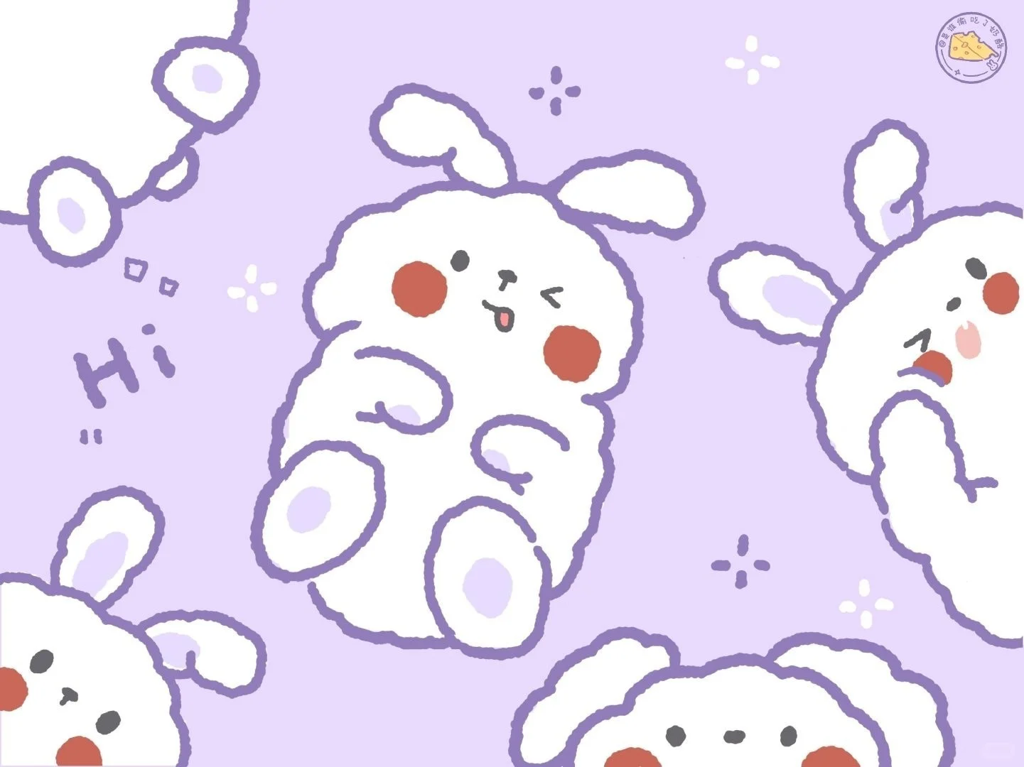 🌈超可爱的插画iPad锁屏壁纸 电脑壁