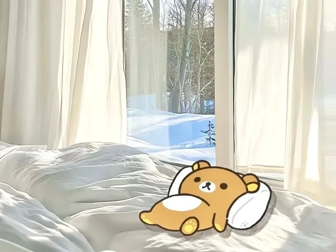 🥞💭☘︎ ݁˖꙳分享轻松熊ipad壁纸՞
