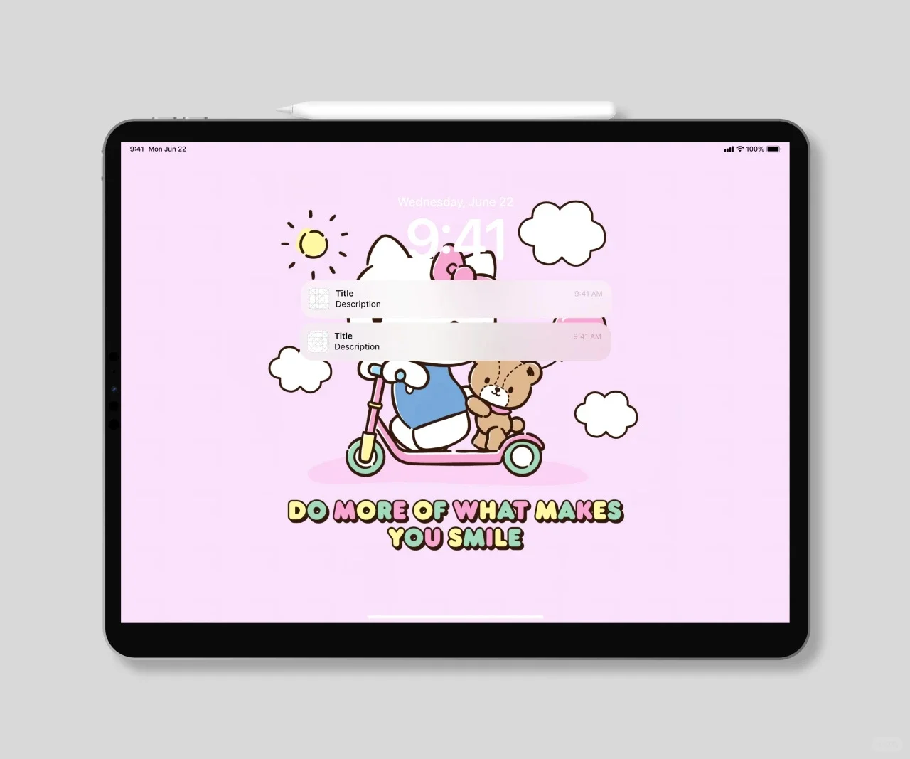 ipad壁纸分享丨三丽鸥Hellokitty