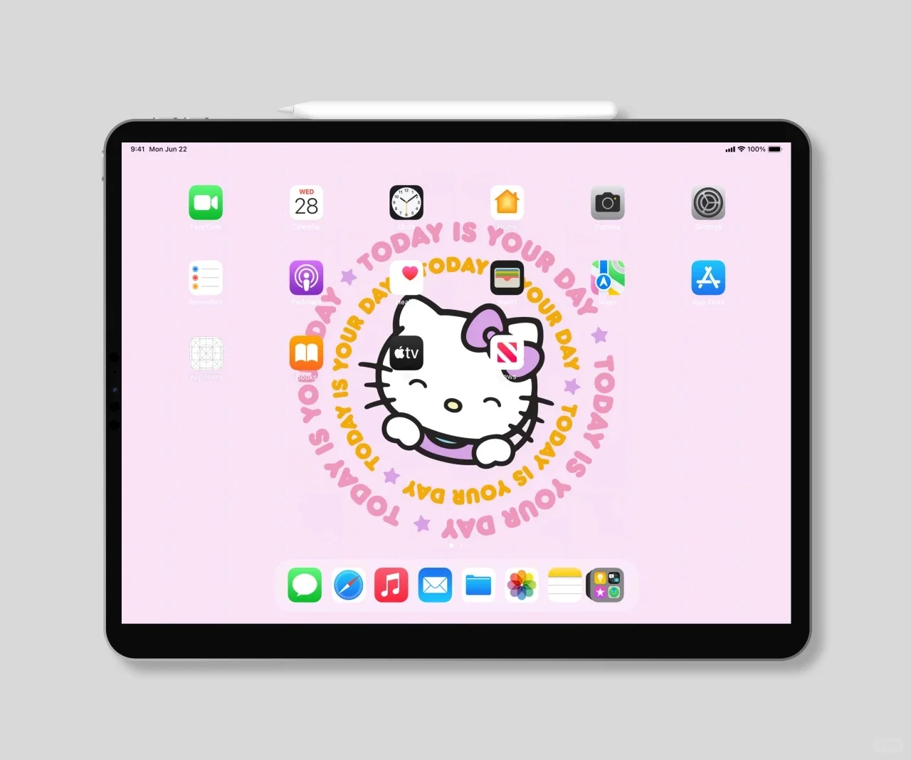 ipad壁纸分享丨三丽鸥Hellokitty