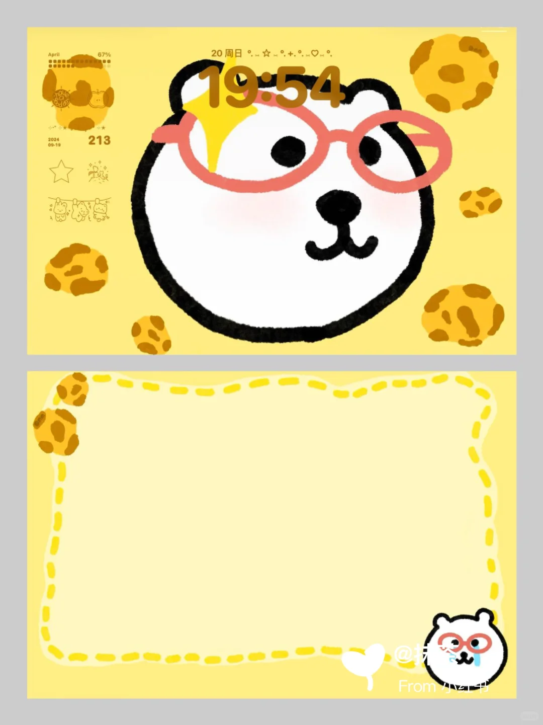 超可爱的ipad壁纸分享来咯☆.｡♬︎♡.:.+*