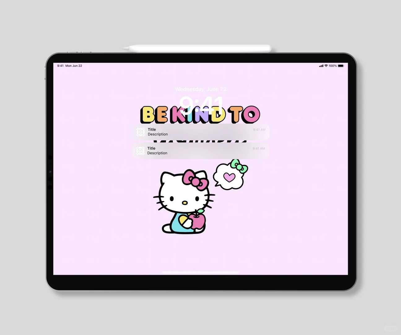 ipad壁纸分享丨三丽鸥Hellokitty