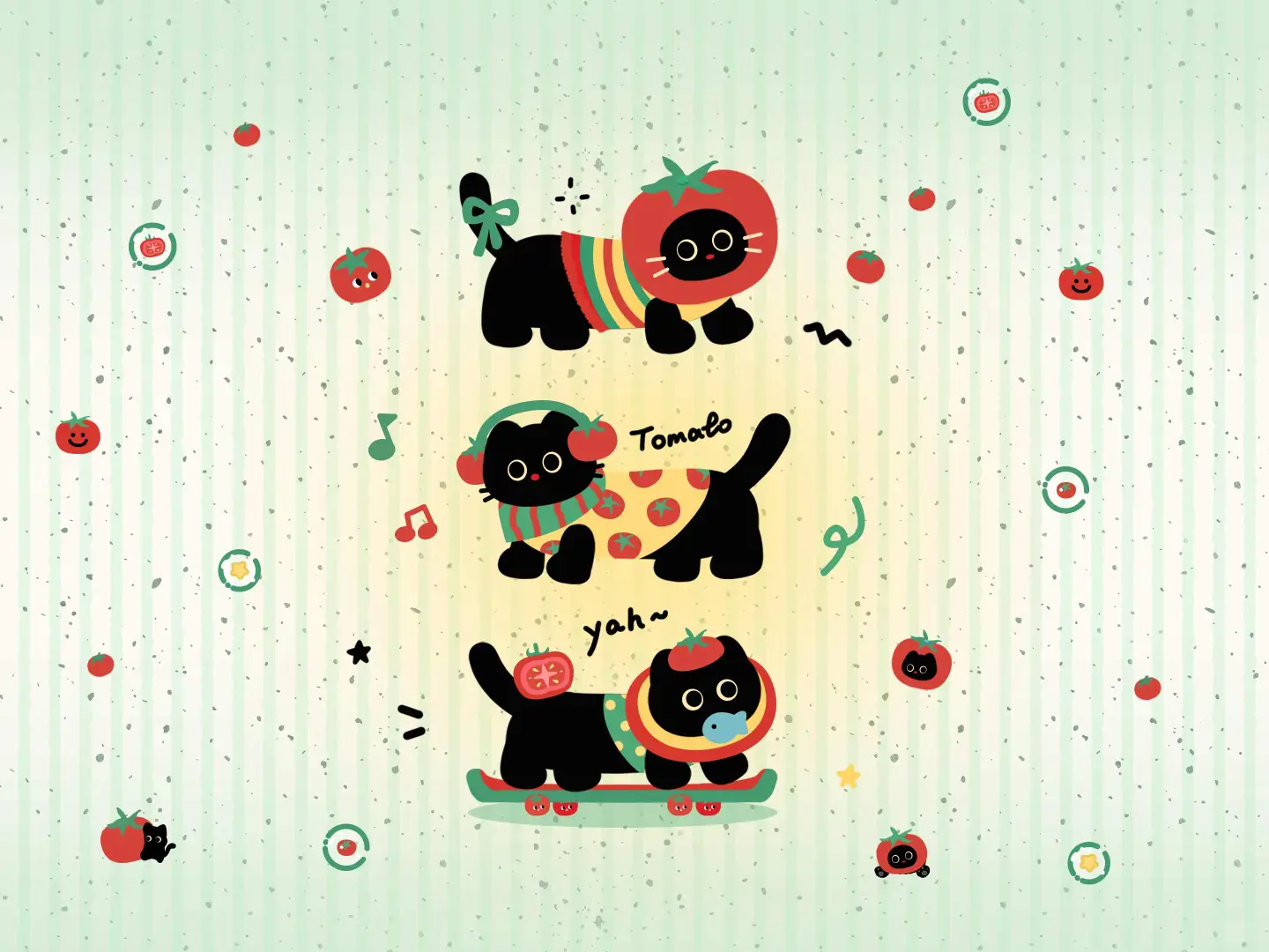 黑猫ipad壁纸大合集来啦！🍎✨太可爱啦～