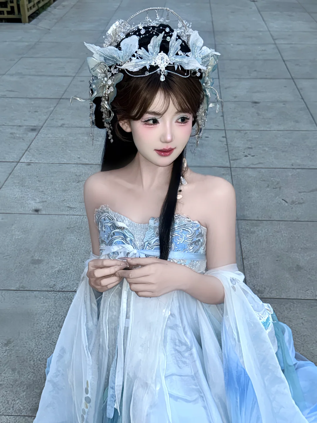 捉住一只蓝色小人鱼🐠美到冒泡🫧