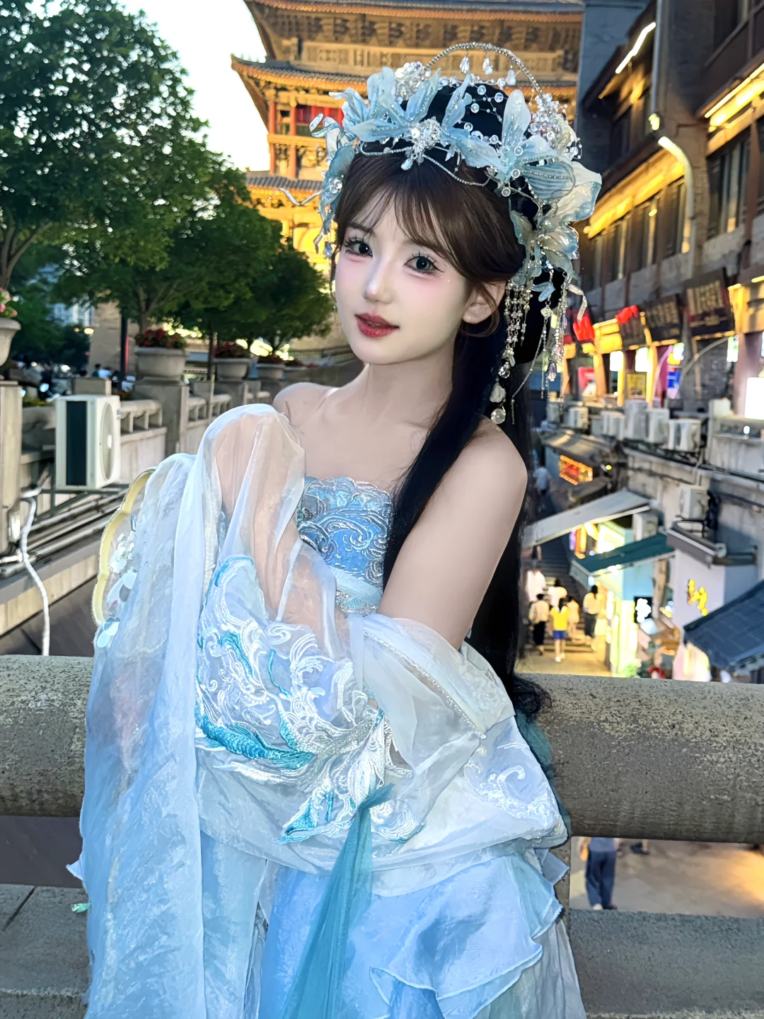 捉住一只蓝色小人鱼🐠美到冒泡🫧