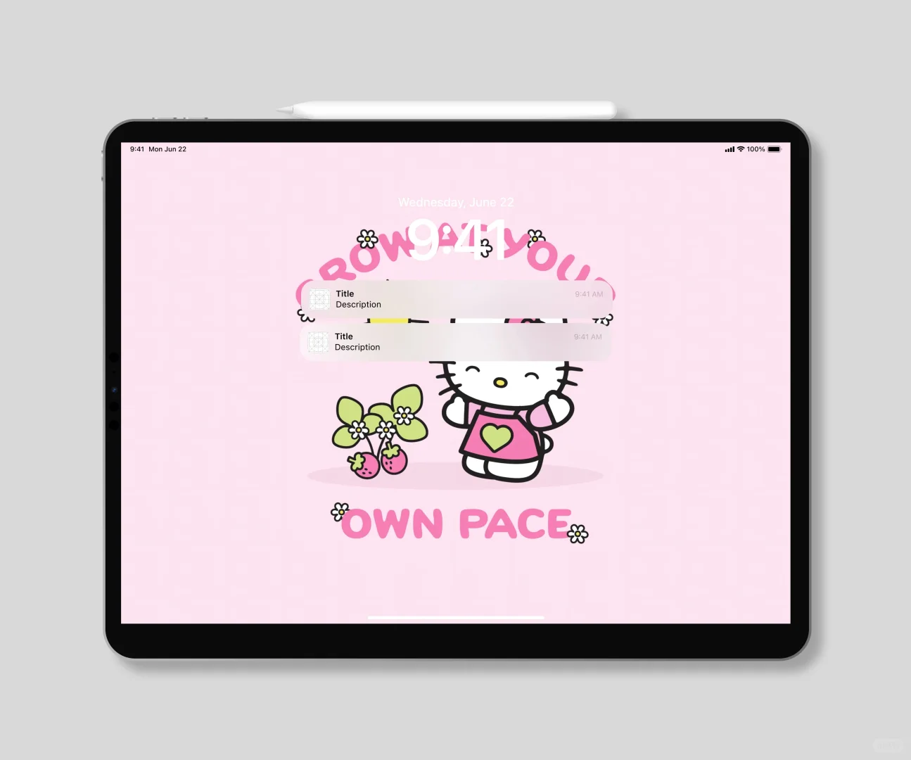 ipad壁纸分享丨三丽鸥Hellokitty