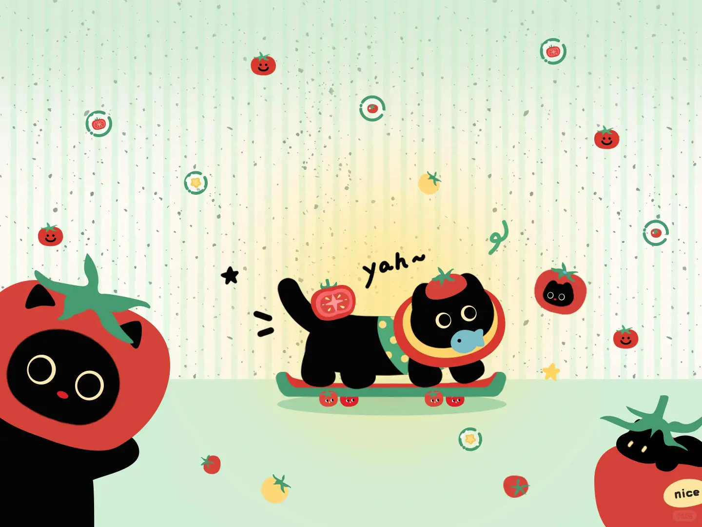 黑猫ipad壁纸大合集来啦！🍎✨太可爱啦～