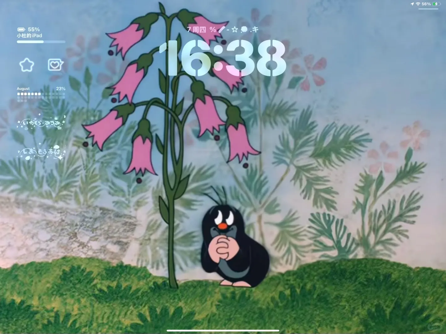 一些可爱的鼹鼠ipad壁纸