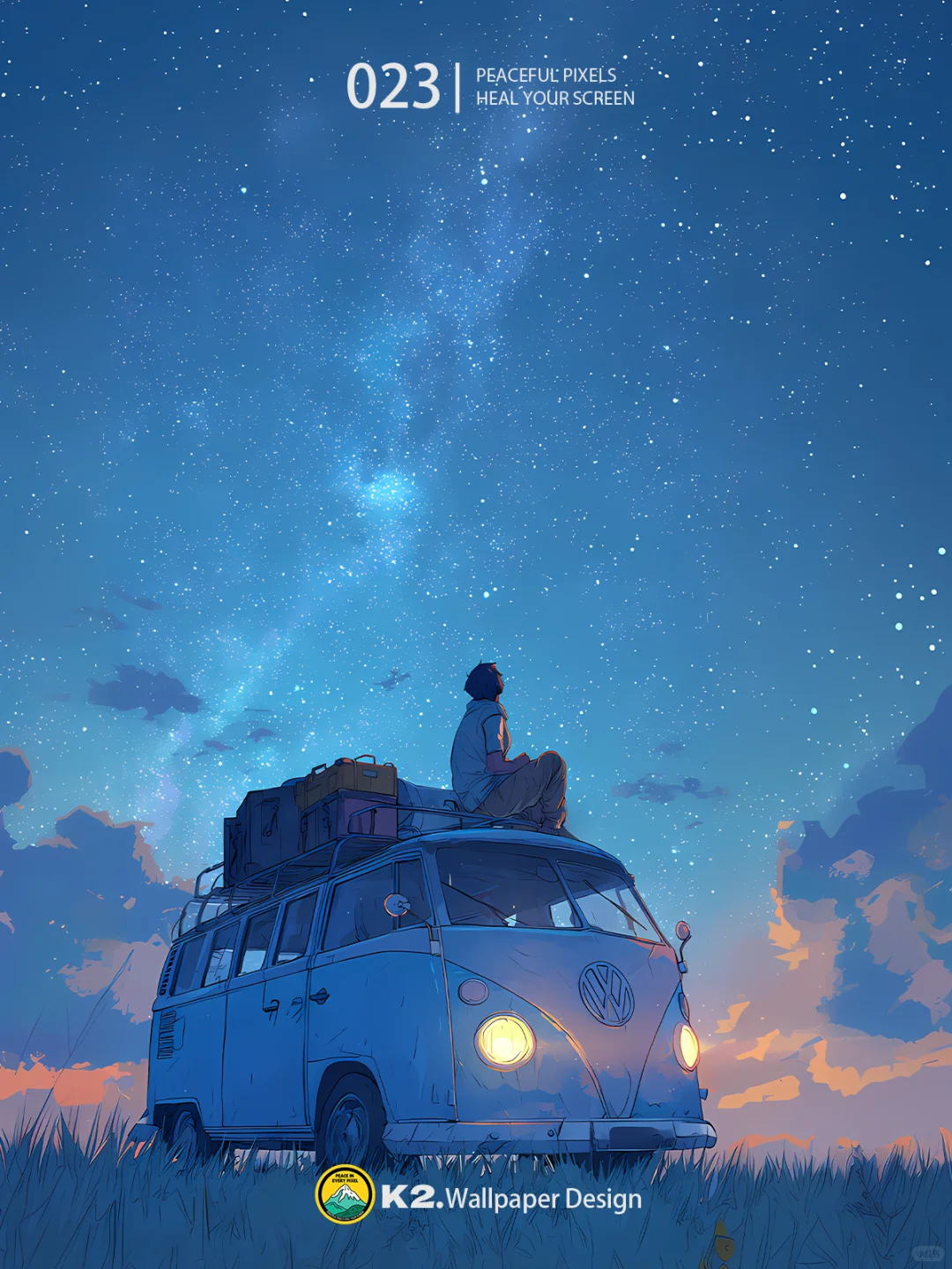 星空下的流浪🚐 治愈系高清ipad手机壁纸