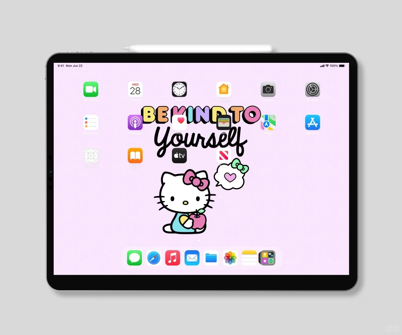 ipad壁纸分享丨三丽鸥Hellokitty