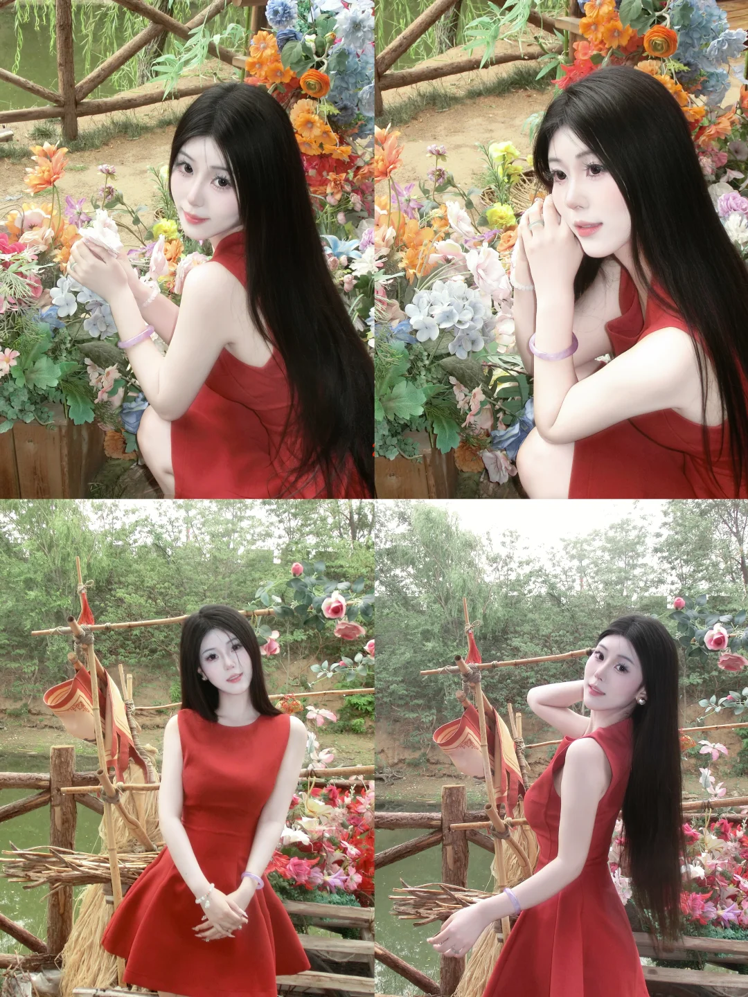 因为红色爱上了她💕