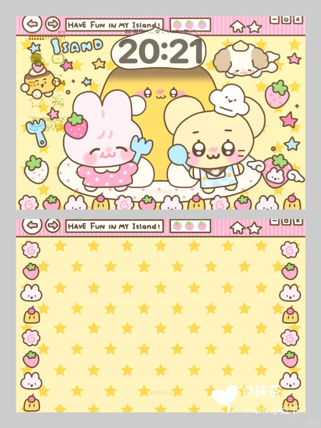超可爱的ipad壁纸分享来咯☆.｡♬︎♡.:.+*