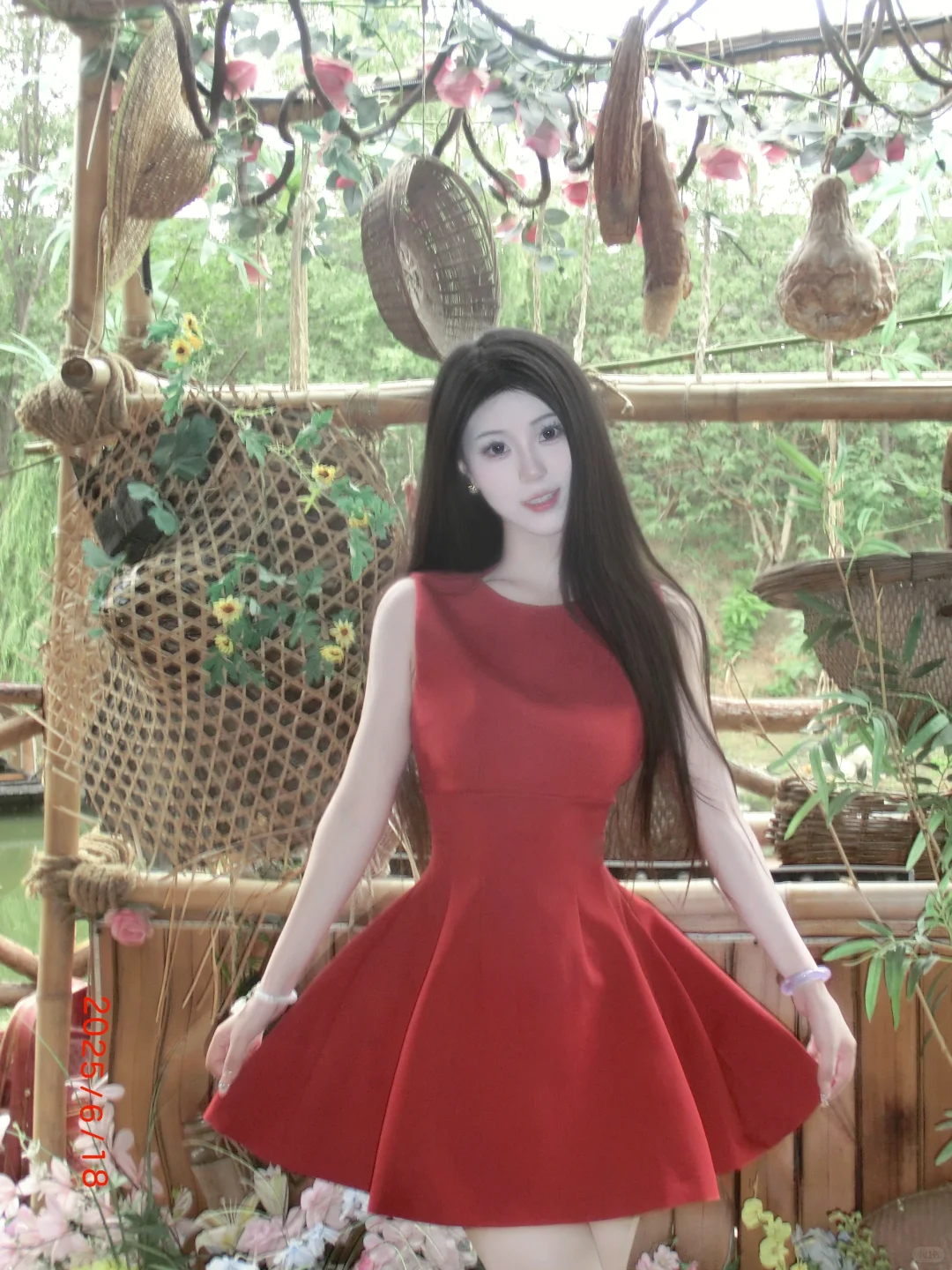 因为红色爱上了她💕