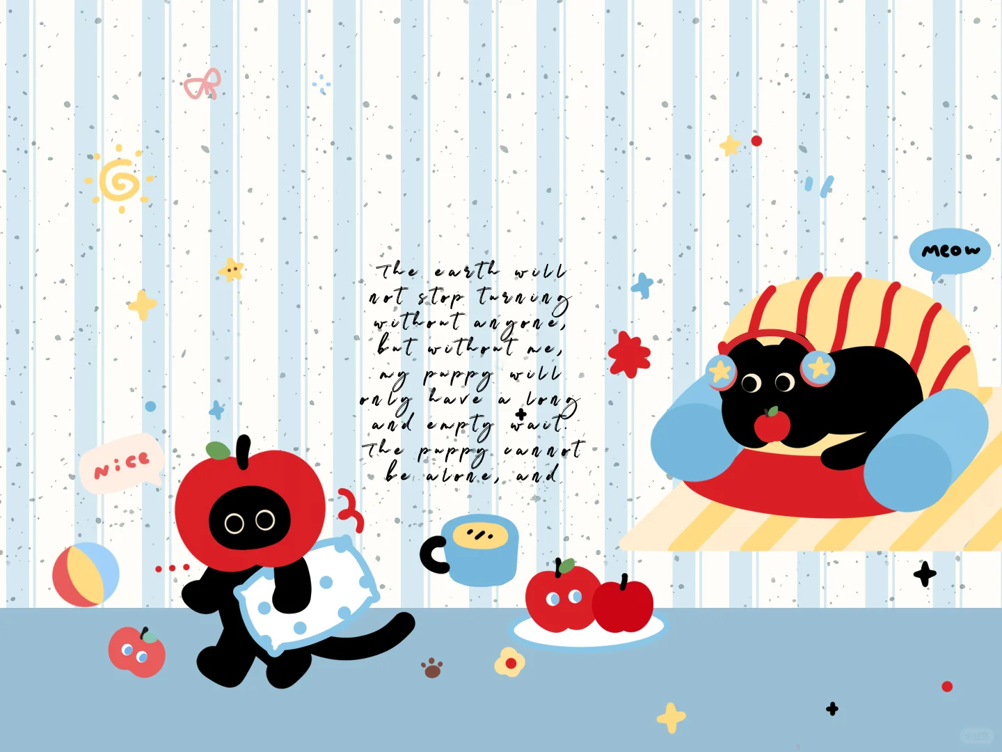 黑猫ipad壁纸大合集来啦！🍎✨太可爱啦～