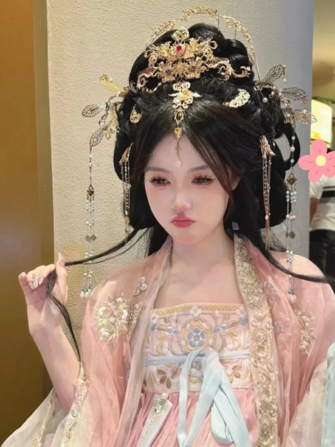 梦回唐朝，重庆汉服太甜了❗
