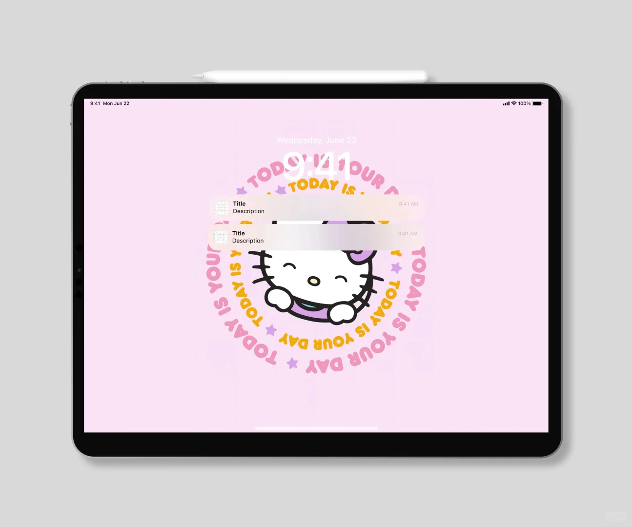 ipad壁纸分享丨三丽鸥Hellokitty