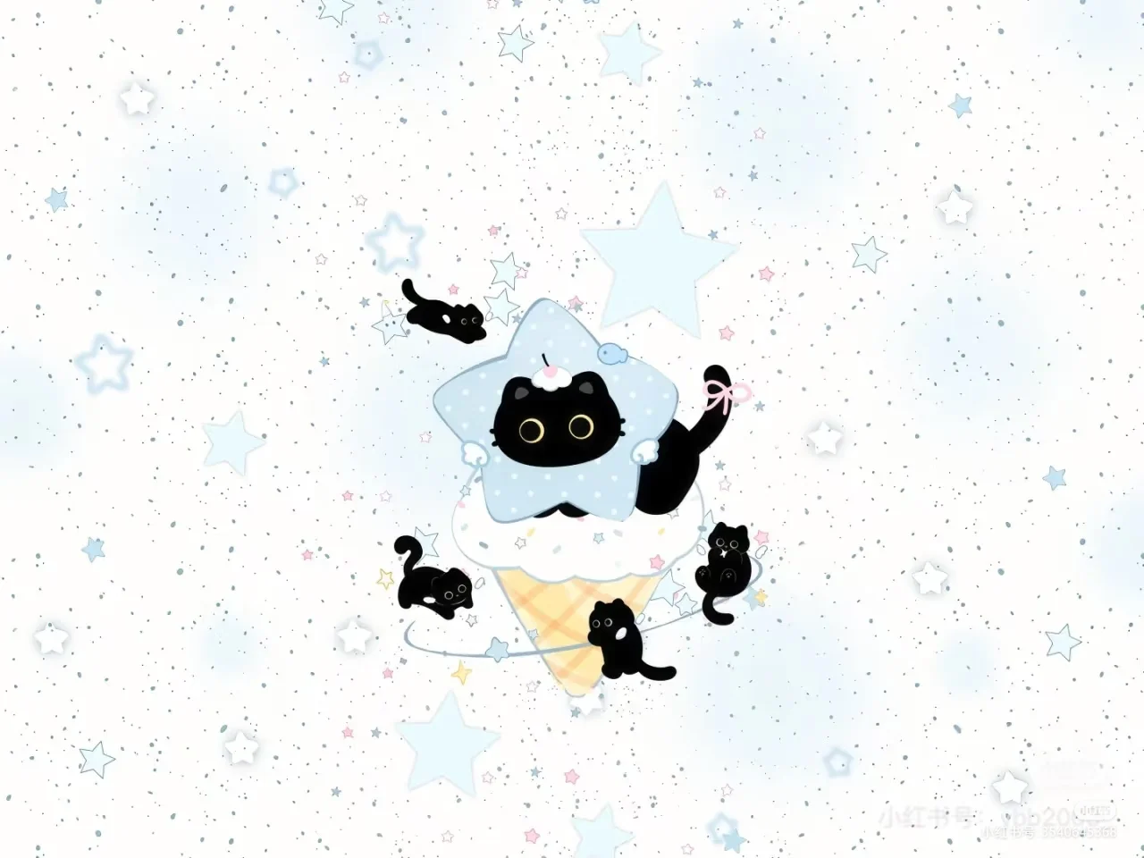 蓝色系平板壁纸.