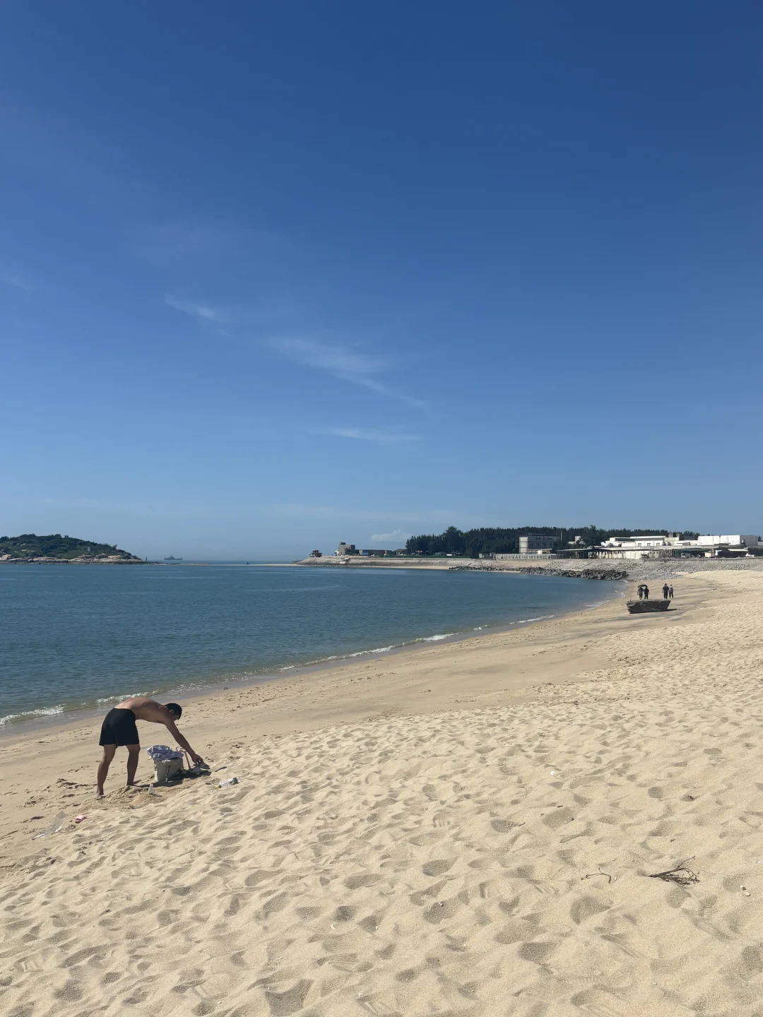 肌肉女和沙滩 晒爽了👙🏝️